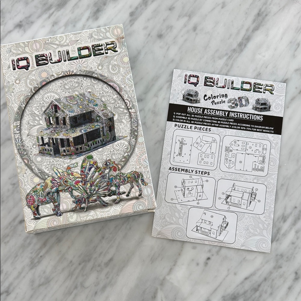 IQ Builder Coloring Puzzle Set